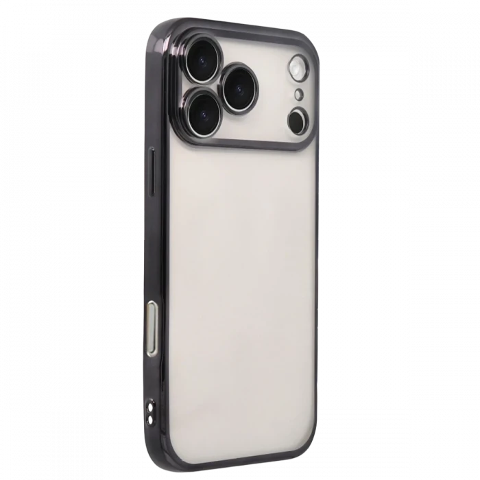 Apple iPhone 17 Pro Razer Lensli Silikon - Siyah