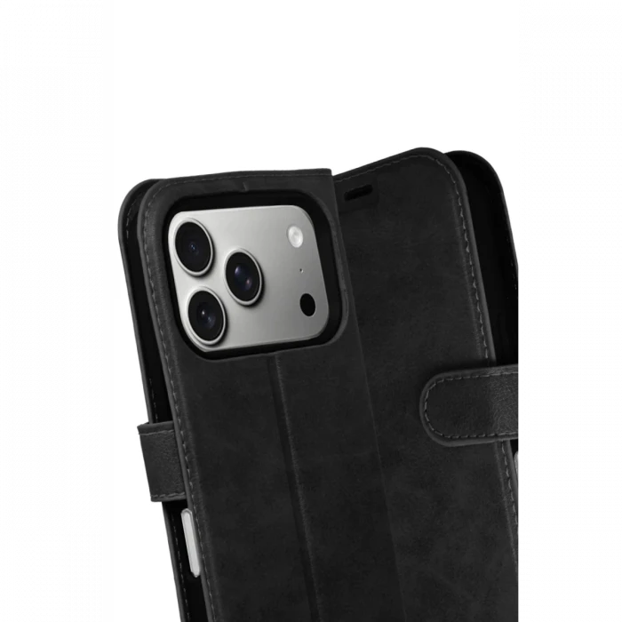 Apple iPhone 17 Pro Trend S Plus Kapaklı Kılıf - Siyah