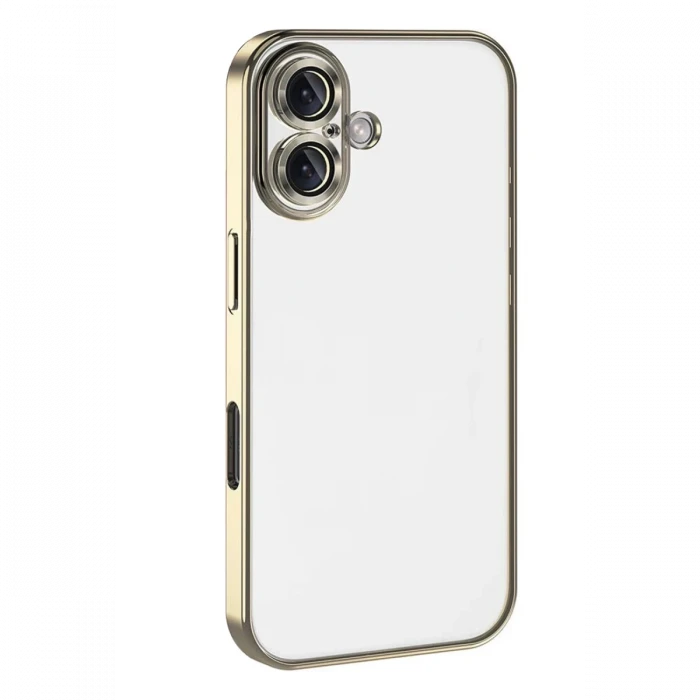 Apple iPhone 17 Razer Lensli Silikon - Gold
