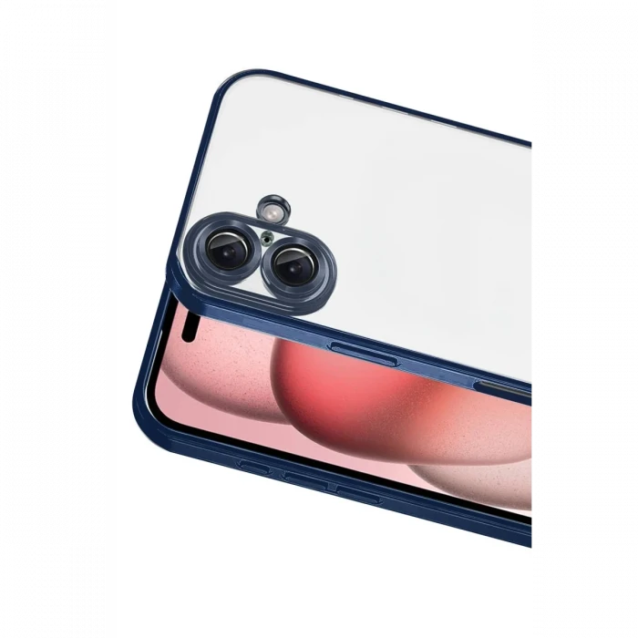 Apple iPhone 17 Razer Lensli Silikon - Lacivert
