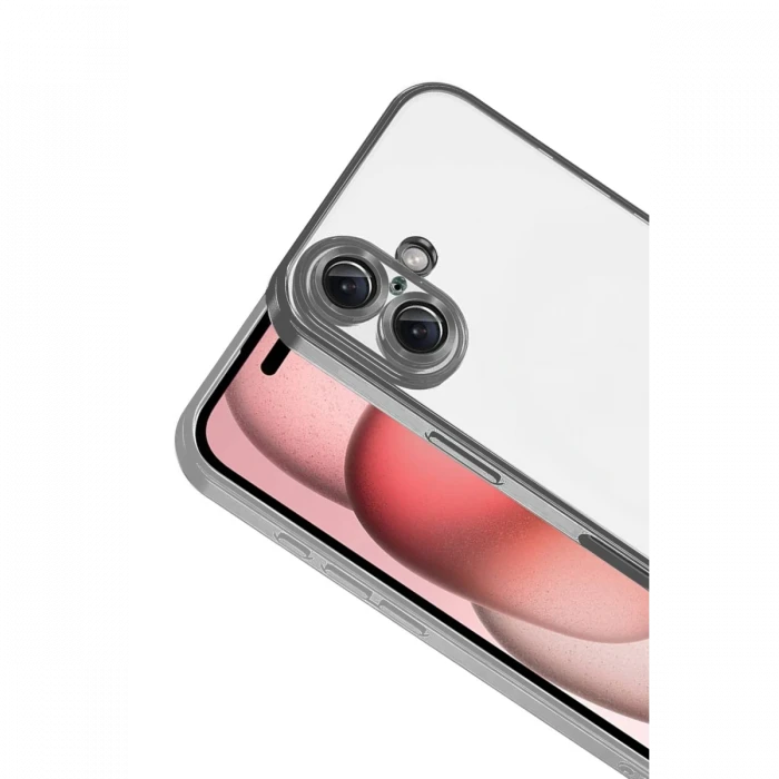 Apple iPhone 17 Razer Lensli Silikon - Titan Gri