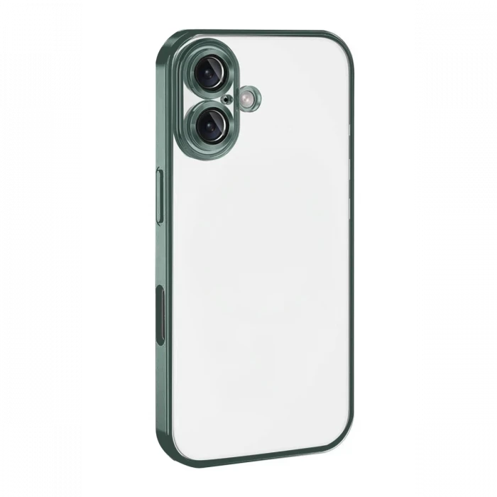 Apple iPhone 17 Razer Lensli Silikon - Yeşil