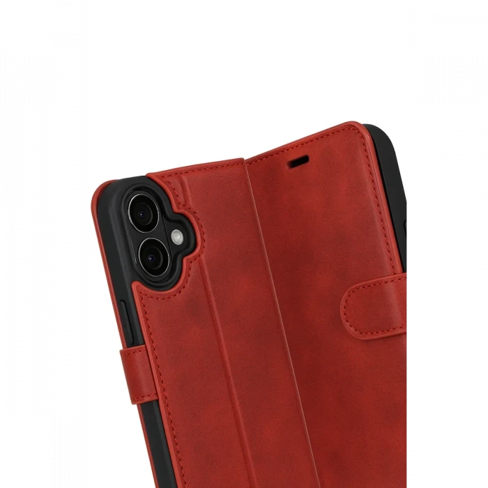 Apple iPhone 17 Trend S Plus Kapaklı Kılıf - Kırmızı