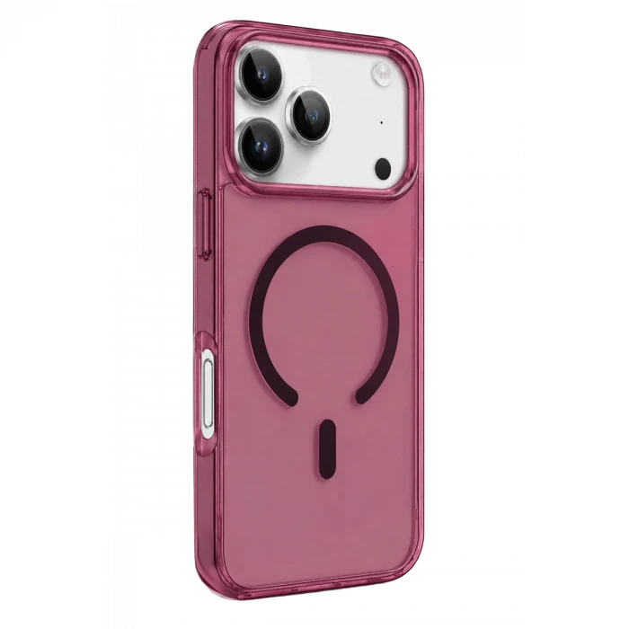 Apple iPhone 18 Pro Max Pc Real Magsafe Kapak - Bordo
