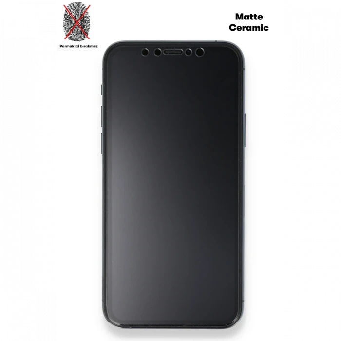 Apple iPhone 6 Plus Mat Seramik Nano Ekran Koruyucu - Siyah