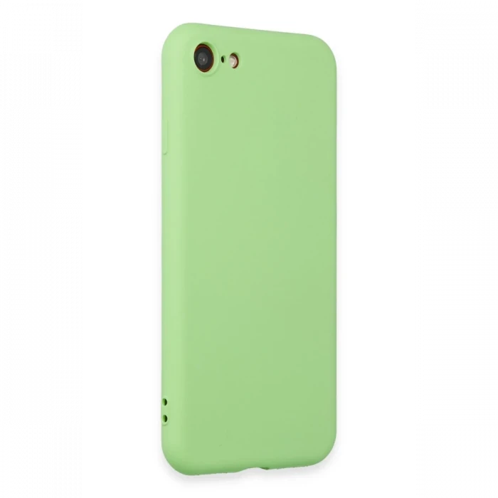 Apple iPhone 7 Kılıf First Silikon - Açık Yeşil