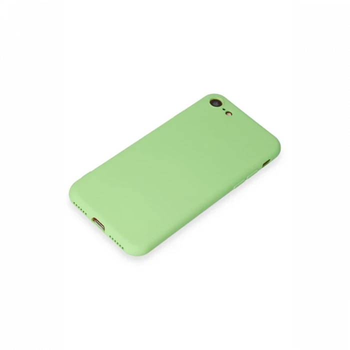 Apple iPhone 7 Kılıf First Silikon - Açık Yeşil