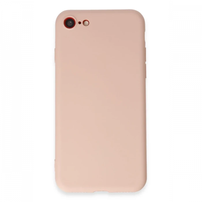 Apple iPhone 7 Kılıf First Silikon - Pudra