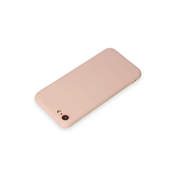 Apple iPhone 7 Kılıf First Silikon - Pudra