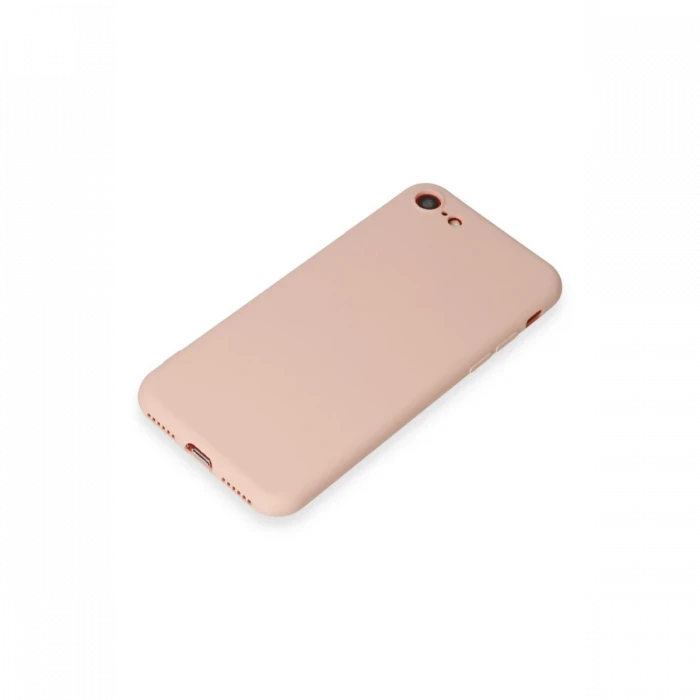 Apple iPhone 7 Kılıf First Silikon - Pudra