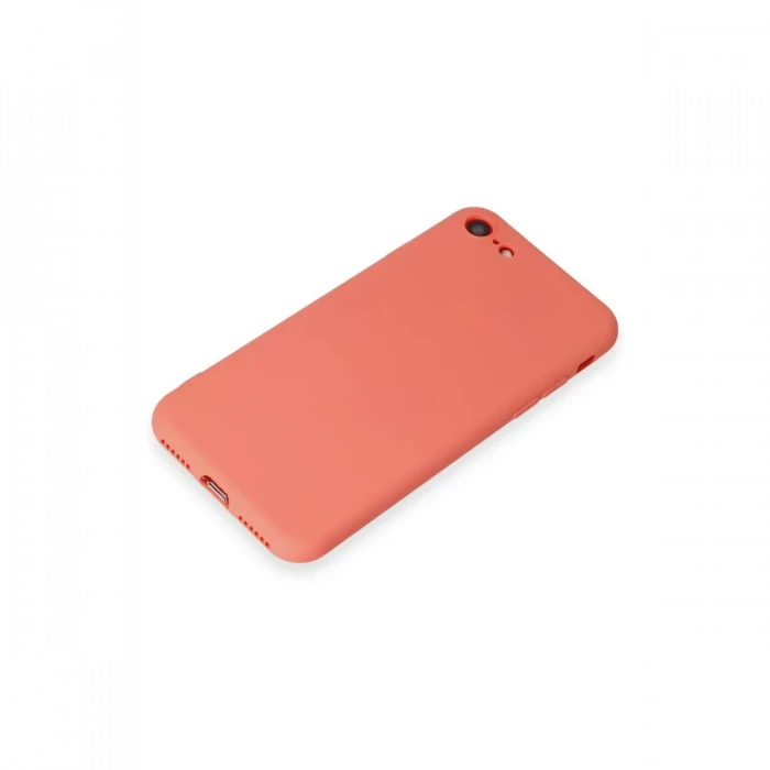 Apple iPhone 7 Kılıf First Silikon - Turuncu