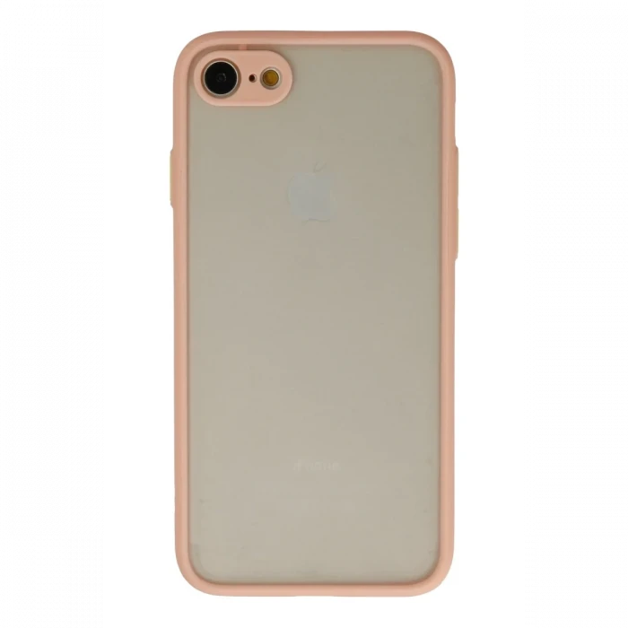 Apple iPhone 7 Kılıf Montreal Silikon Kapak - Pembe