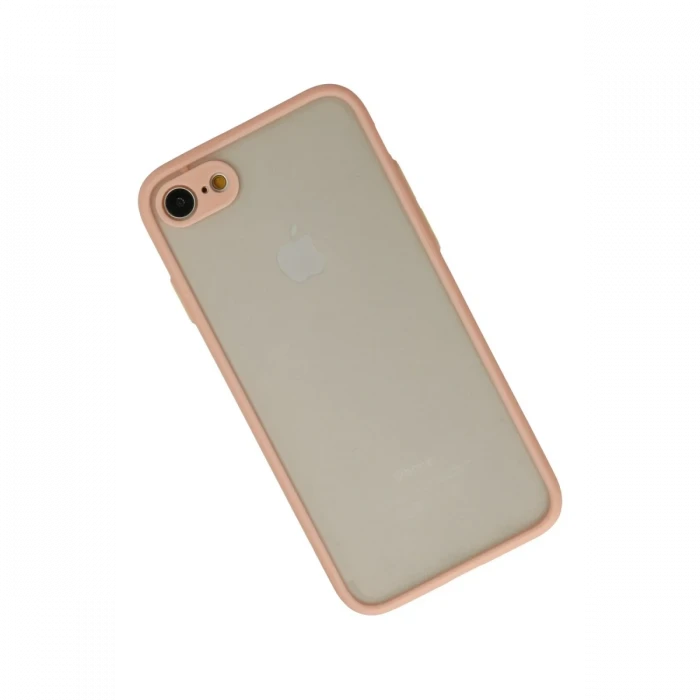 Apple iPhone 7 Kılıf Montreal Silikon Kapak - Pembe