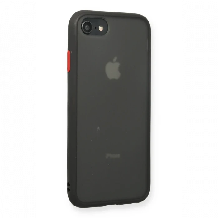Apple iPhone 7 Kılıf Montreal Silikon Kapak - Siyah