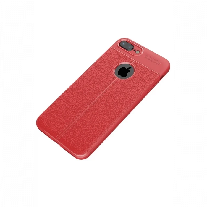 Apple iPhone 7 Plus Kılıf Auto Focus Kapak - Kırmızı