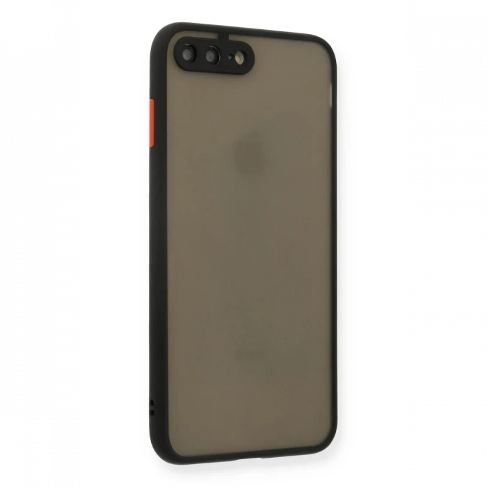 Apple iPhone 7 Plus Kılıf Montreal Silikon Kapak - Siyah