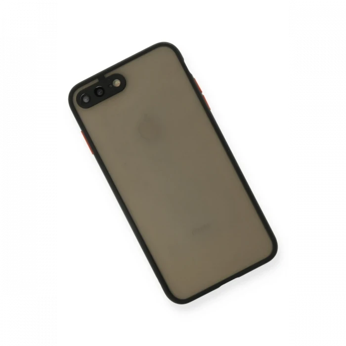 Apple iPhone 7 Plus Kılıf Montreal Silikon Kapak - Siyah
