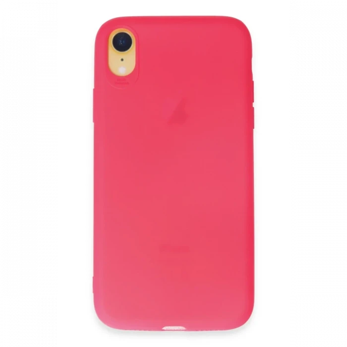 Apple iPhone XR Kılıf First Silikon - Pembe