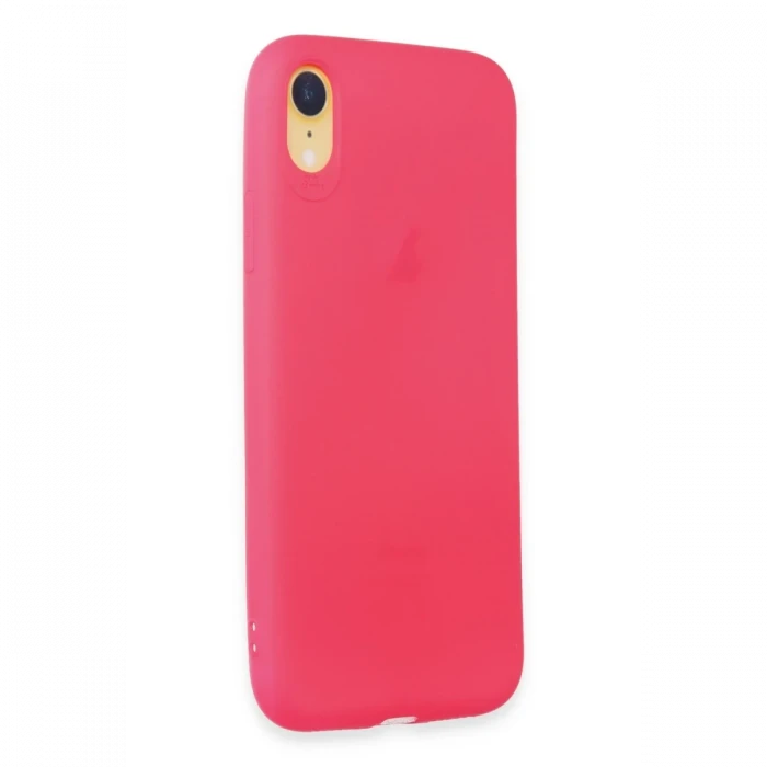 Apple iPhone XR Kılıf First Silikon - Pembe