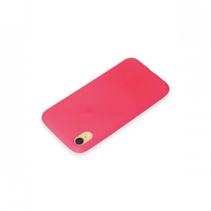 Apple iPhone XR Kılıf First Silikon - Pembe