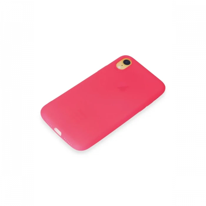 Apple iPhone XR Kılıf First Silikon - Pembe