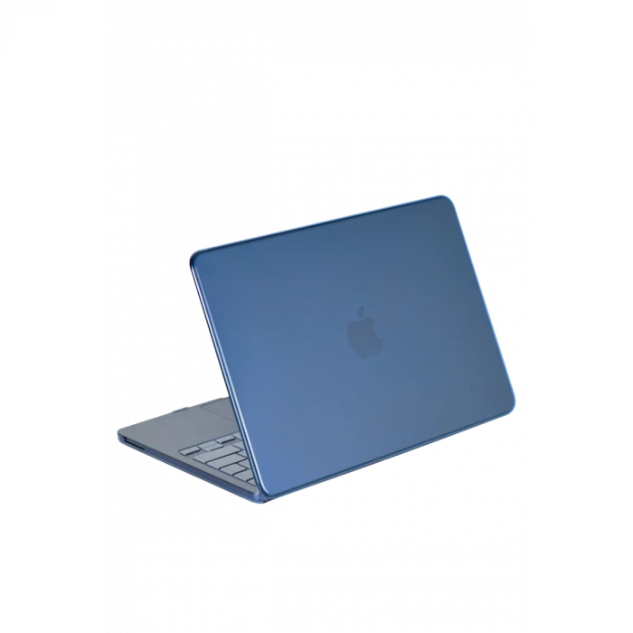 Apple MacBook Neo Şeffaf Macbook Kapak - Mavi