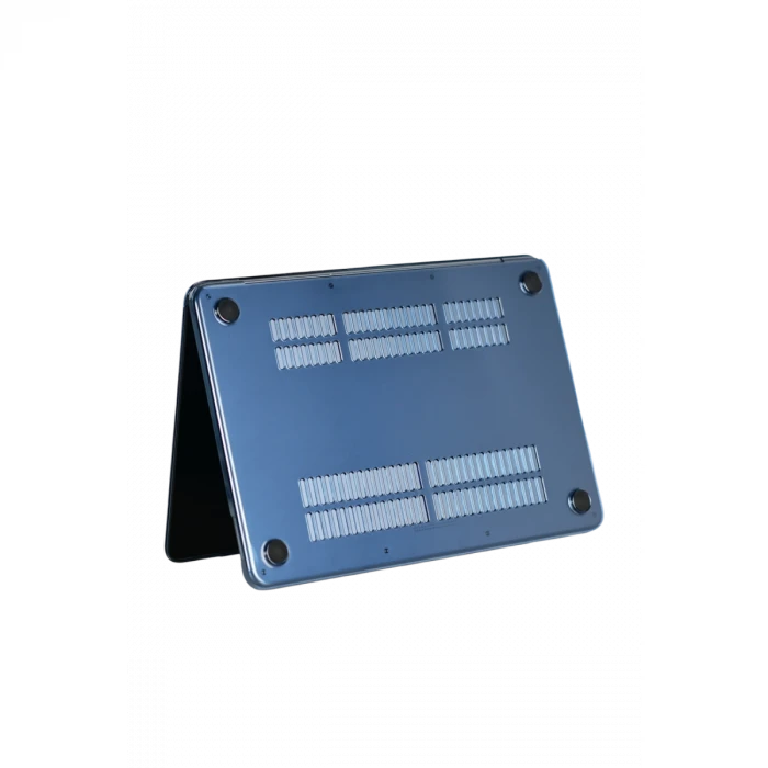 Apple MacBook Neo Şeffaf Macbook Kapak - Mavi