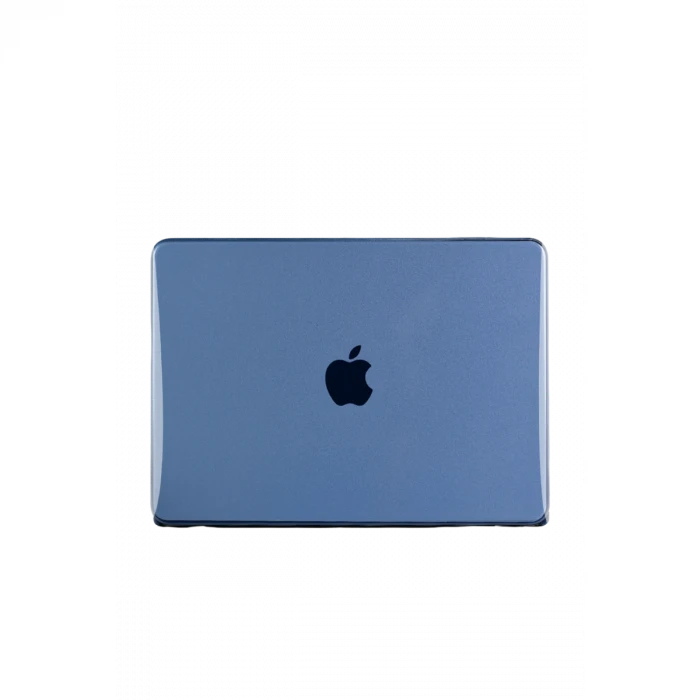 Apple MacBook Neo Şeffaf Macbook Kapak - Mavi