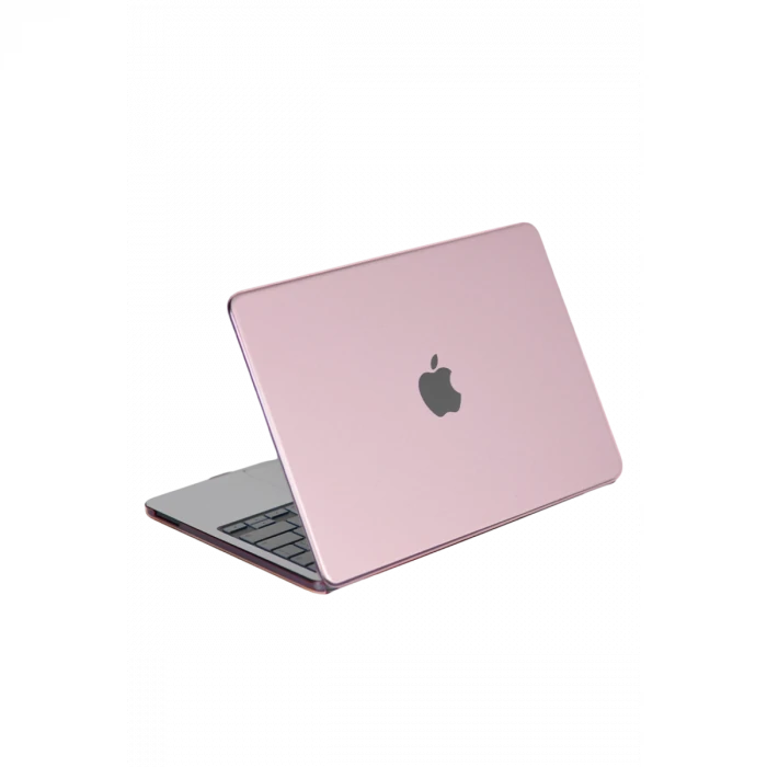 Apple MacBook Neo Şeffaf Macbook Kapak - Pembe