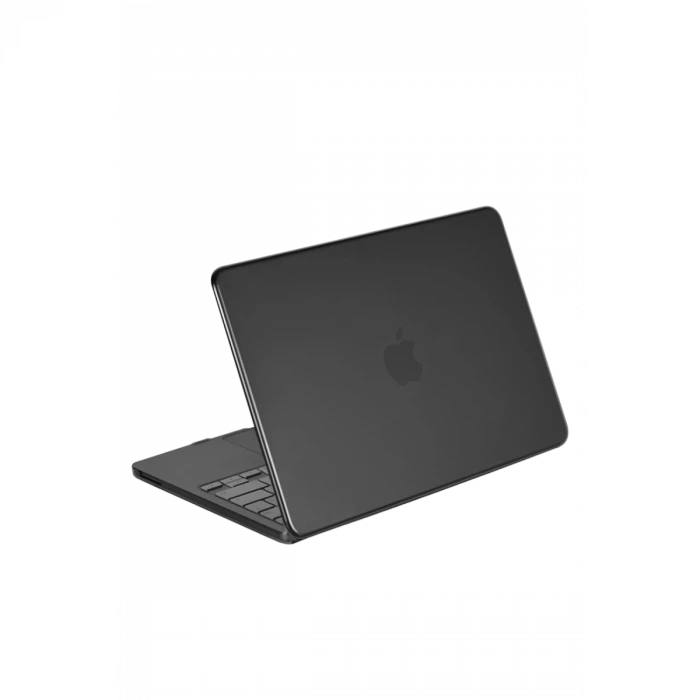 Apple MacBook Neo Şeffaf Macbook Kapak - Siyah