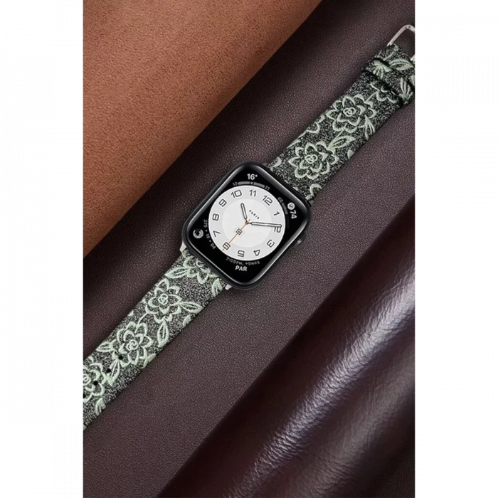 Apple Watch 38mm Creeper Desenli Kordon - Pembe