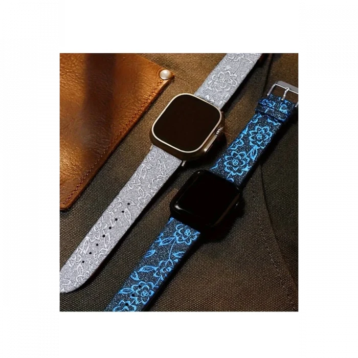Apple Watch 38mm Creeper Desenli Kordon - Pembe