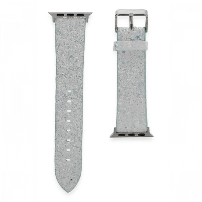 Apple Watch 38mm Starry Taşlı Kordon - Mavi