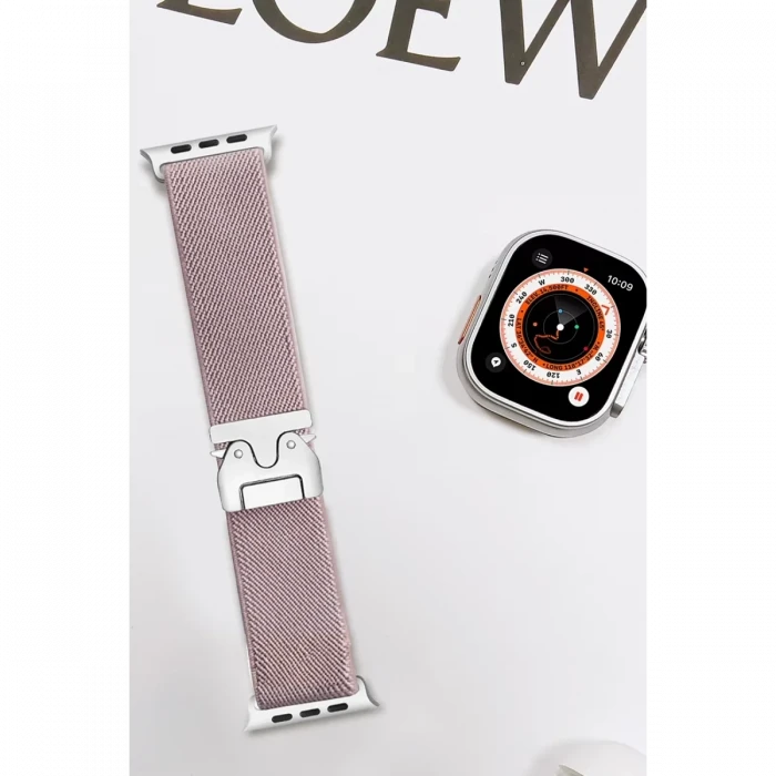 Apple Watch 42mm Forest Kumaş Kordon - Lila