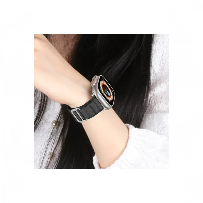 Apple Watch 42mm Mountain Kordon - Pembe