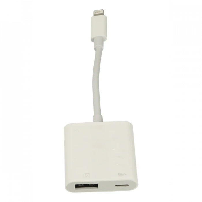 APR22 Iphone Otg 2in1 - Beyaz