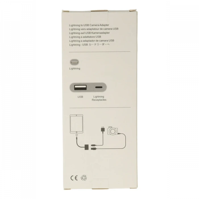 APR22 Iphone Otg 2in1 - Beyaz