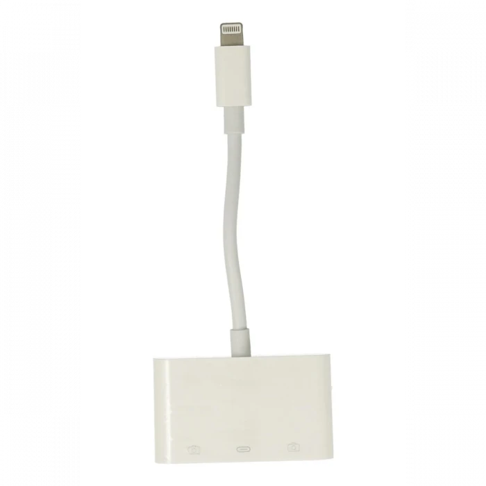 APR23 Iphone Otg 3in1 - Beyaz