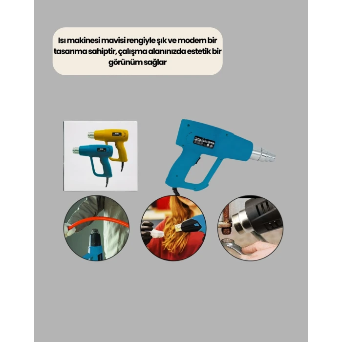 Ayarlanabilir Isı Tabancası Boya Sökme Lehim Isıtma