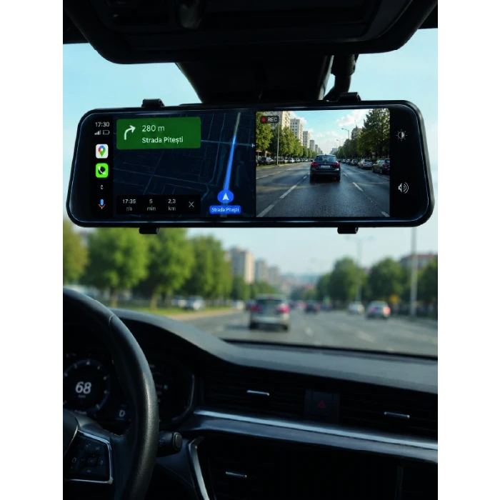 Ayna Carplay Dokunmatik Araç Multimedya Ekranı Ön Arka Kameralı