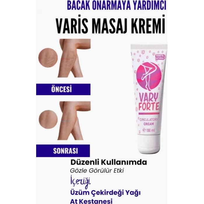BACAK VARYFORTE MASAJ KREMİ 100ML