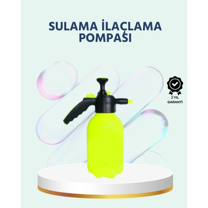 Basınçlı El Pompası 2 Litre Bakır Nozul Ayarlı Jet ve Dağınık Atım