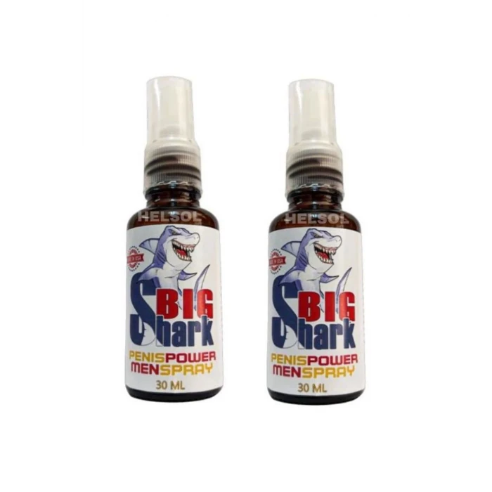 Bıg Shark Power Sertleşme Bakım Ve Masaj Spreyi 30 ml X 2 Adet