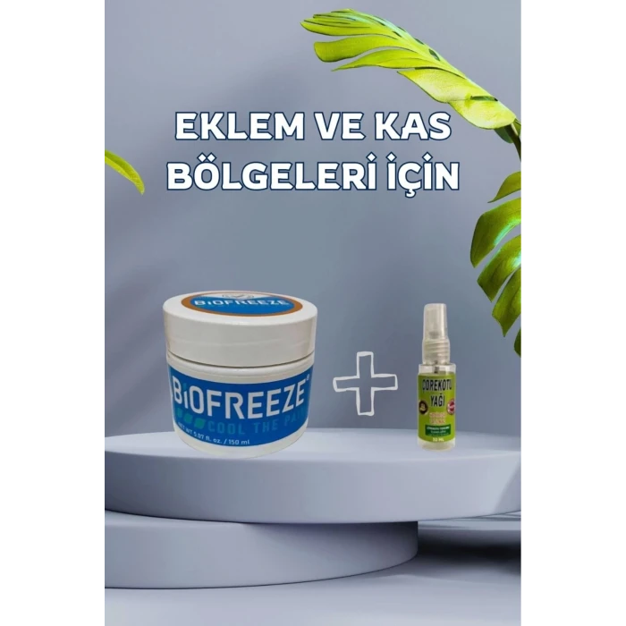Biofreeze Masaj Kremi 150 ML 1 Adet + Çörek Otu Yağı 30 ML 1 Adet