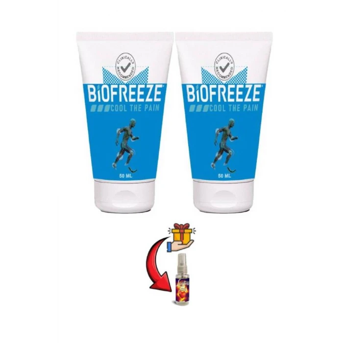 Biofreeze  Masaj Kremi  50 ml x 2 ad+Masaj Yağı ile