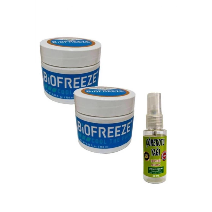 Biofreeze Rahatlatıcı Bakım ve Masaj Kremi 150 mlx2+Çörek Otu Yağı ile