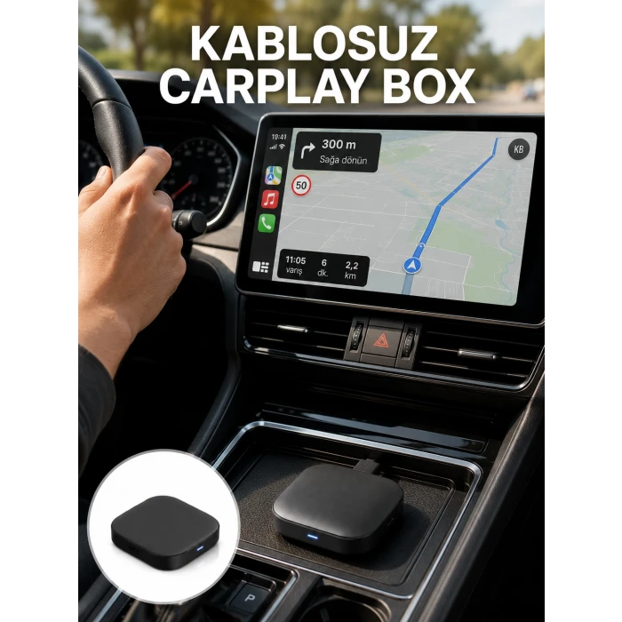 Bluetooth 5.0 Kablosuz Android Auto Araç İçi Adaptör Yeni Nesil