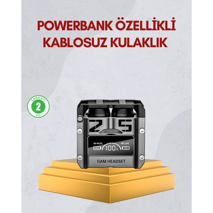 Bluetooth 5.0 Kulak İçi Kulaklık Mikrofonlu Kablosuz Model