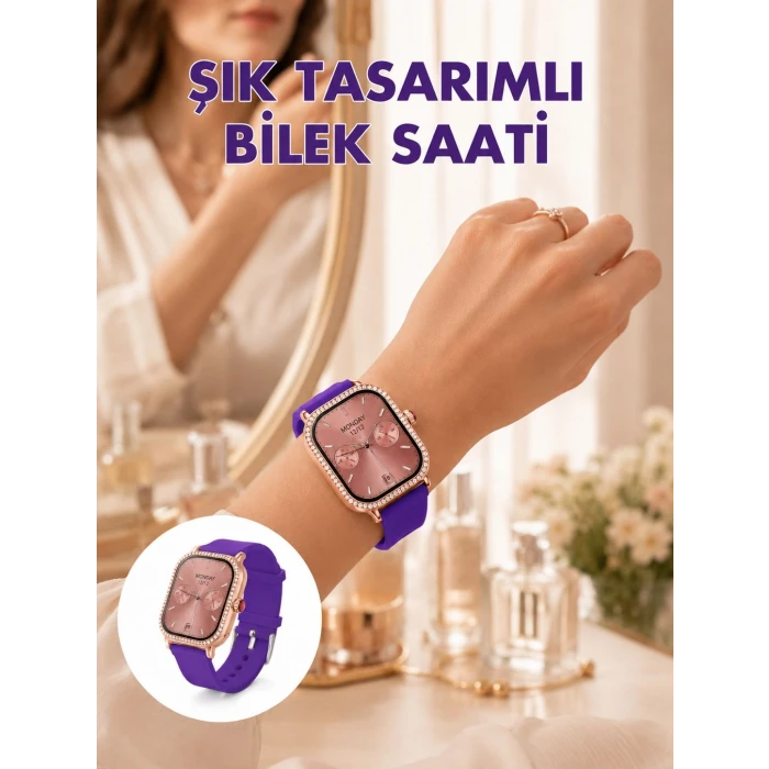 Bluetooth Arama Destekli Çok Fonksiyonlu Akıllı Saat