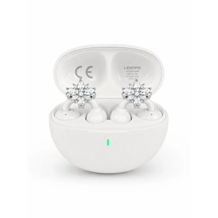 Bluetooth Bağlantılı Küpeli Kablosuz Kulaklık Uzun Pil Ömrü